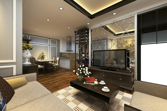 Nội thất căn hộ 68 m2- Greenstar 234 Phạm Văn Đồng-Hà Nội